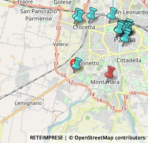 Mappa Via Rapallo, 43126 Parma PR, Italia (2.77421)