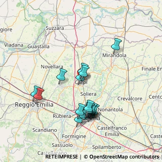 Mappa Via Fontana, 41012 Carpi MO, Italia (14.7605)