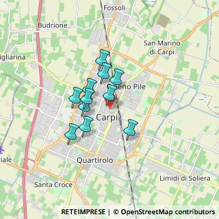Mappa Via Fontana, 41012 Carpi MO, Italia (1.21364)