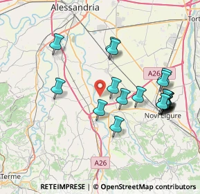 Mappa Unnamed Road, 15062 Bosco Marengo AL, Italia (7.9745)