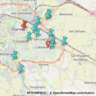 Mappa Via Euclide, 43123 Parma PR, Italia (1.93462)