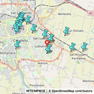 Mappa Via Euclide, 43123 Parma PR, Italia (2.3965)
