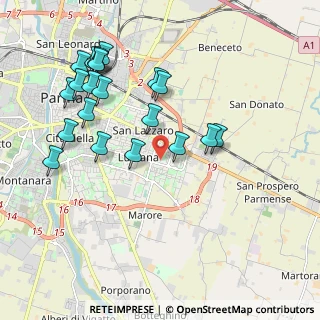 Mappa Via Euclide, 43123 Parma PR, Italia (2.1385)