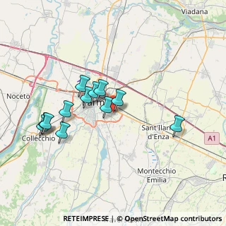 Mappa Via Euclide, 43123 Parma PR, Italia (6.755)