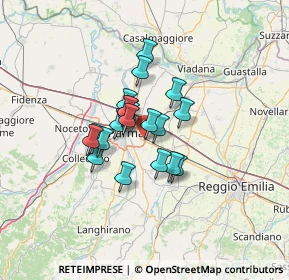 Mappa Via Tazio Nuvolari, 43122 Parma PR, Italia (8.6645)