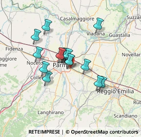 Mappa Via Tazio Nuvolari, 43122 Parma PR, Italia (10.30625)