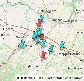 Mappa Via Tazio Nuvolari, 43122 Parma PR, Italia (9.84727)