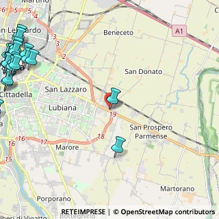Mappa Via Tazio Nuvolari, 43122 Parma PR, Italia (3.931)