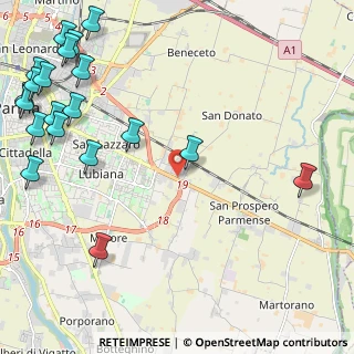 Mappa Via Tazio Nuvolari, 43122 Parma PR, Italia (3.303)