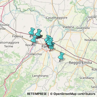 Mappa Strada Traversetolo, 43123 Parma PR, Italia (7.65583)
