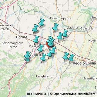 Mappa Via Cufra, 43125 Parma PR, Italia (10.88889)
