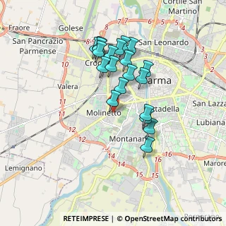 Mappa Via Cufra, 43125 Parma PR, Italia (1.5955)