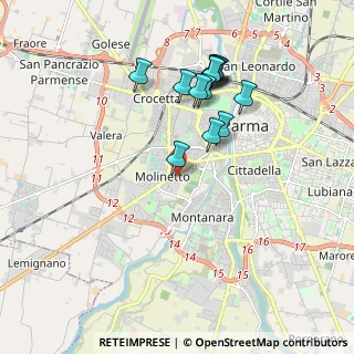 Mappa Via Cufra, 43125 Parma PR, Italia (1.79)