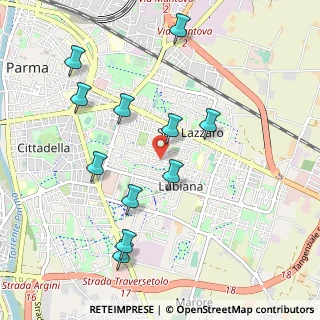 Mappa Strada Casa Bianca, 43123 Parma PR, Italia (1.04909)