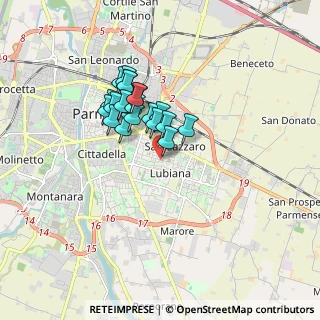 Mappa Strada Casa Bianca, 43123 Parma PR, Italia (1.309)