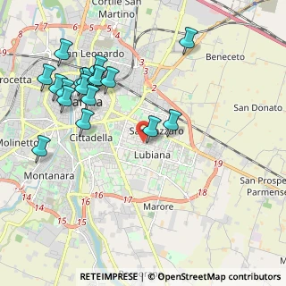 Mappa Strada Casa Bianca, 43123 Parma PR, Italia (2.32)