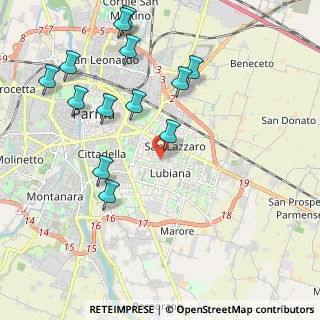 Mappa Strada Casa Bianca, 43123 Parma PR, Italia (2.33692)
