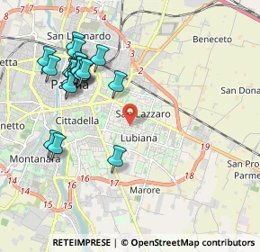 Mappa Strada Casa Bianca, 43123 Parma PR, Italia (2.179)