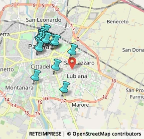 Mappa Strada Casa Bianca, 43123 Parma PR, Italia (1.886)