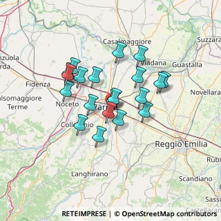 Mappa Strada Casa Bianca, 43123 Parma PR, Italia (11.1425)