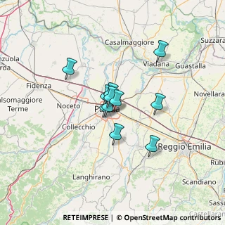 Mappa Strada Casa Bianca, 43123 Parma PR, Italia (8.52727)