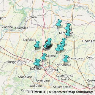 Mappa Via F. Cerretti, 41012 Carpi MO, Italia (9.3255)