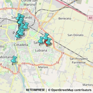 Mappa Via Giuseppe Bertani, 43123 Parma PR, Italia (2.49333)