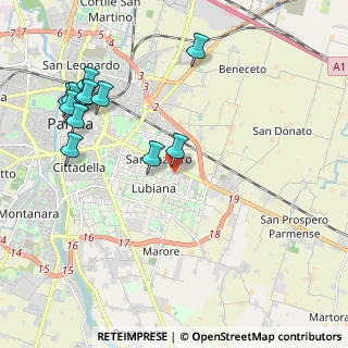 Mappa Via Giuseppe Bertani, 43123 Parma PR, Italia (2.405)