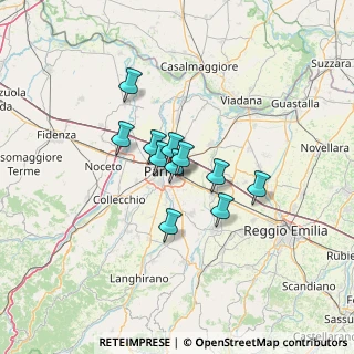 Mappa Via Giuseppe Bertani, 43123 Parma PR, Italia (8.65545)