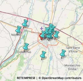 Mappa Via Sanremo, 43126 Parma PR, Italia (5.10077)