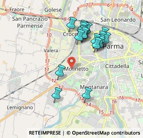 Mappa Largo Loano, 43126 Parma PR, Italia (1.759)