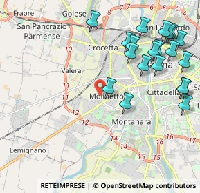 Mappa Largo Loano, 43126 Parma PR, Italia (2.517)