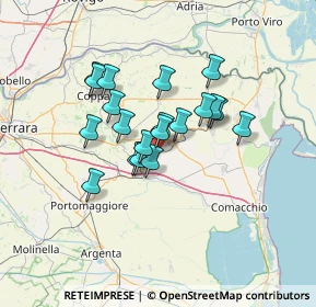 Mappa 44020 Migliaro FE, Italia (10.2585)
