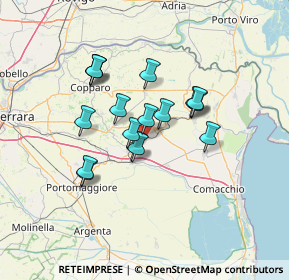 Mappa 44020 Migliaro FE, Italia (10.71176)