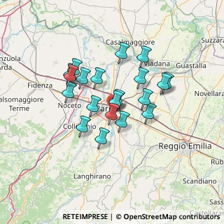 Mappa Via Carlo Marx, 43123 Parma PR, Italia (11.1195)