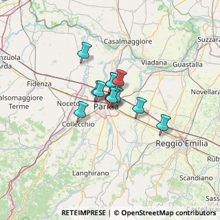 Mappa Via Carlo Marx, 43123 Parma PR, Italia (7.44727)