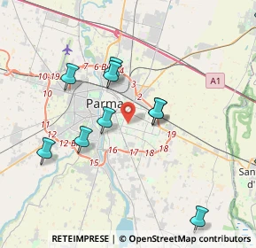 Mappa Via Carlo Marx, 43123 Parma PR, Italia (4.54909)