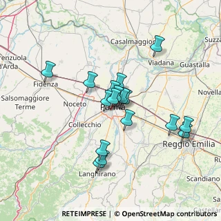 Mappa Piazza Lago Balano, 43125 Parma PR, Italia (11.97882)