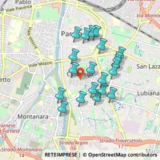 Mappa Via Pizzi Italo, 43123 Parma PR, Italia (0.8205)