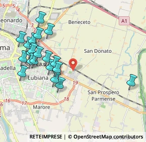 Mappa Via Gaetano Scirea, 43123 Parma PR, Italia (2.2135)
