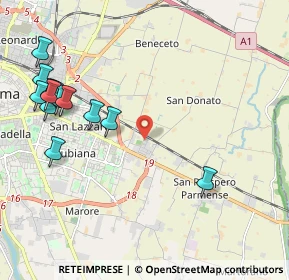 Mappa Via Gaetano Scirea, 43123 Parma PR, Italia (2.55)