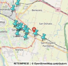 Mappa Via Gaetano Scirea, 43122 Parma PR, Italia (1.91923)
