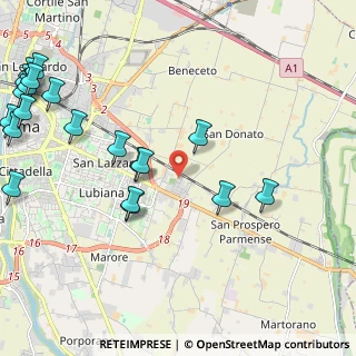 Mappa Via Gaetano Scirea, 43122 Parma PR, Italia (2.9855)