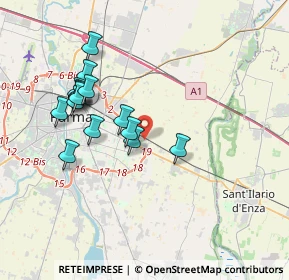 Mappa Via Gaetano Scirea, 43122 Parma PR, Italia (3.51267)