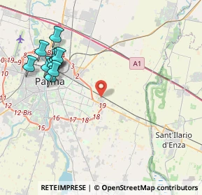 Mappa Via Gaetano Scirea, 43122 Parma PR, Italia (4.65273)