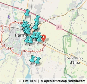 Mappa Via Gaetano Scirea, 43122 Parma PR, Italia (3.185)