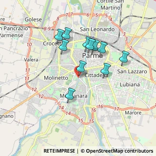 Mappa Piazzale Fiume, 43125 Parma PR, Italia (1.59)