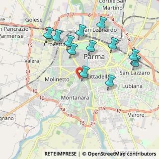 Mappa Piazzale Fiume, 43125 Parma PR, Italia (2.01417)