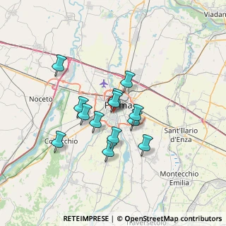 Mappa Piazzale Fiume, 43125 Parma PR, Italia (5.36538)