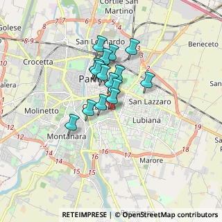 Mappa Viale Sette Fratelli Cervi, 43123 Parma PR, Italia (1.24125)